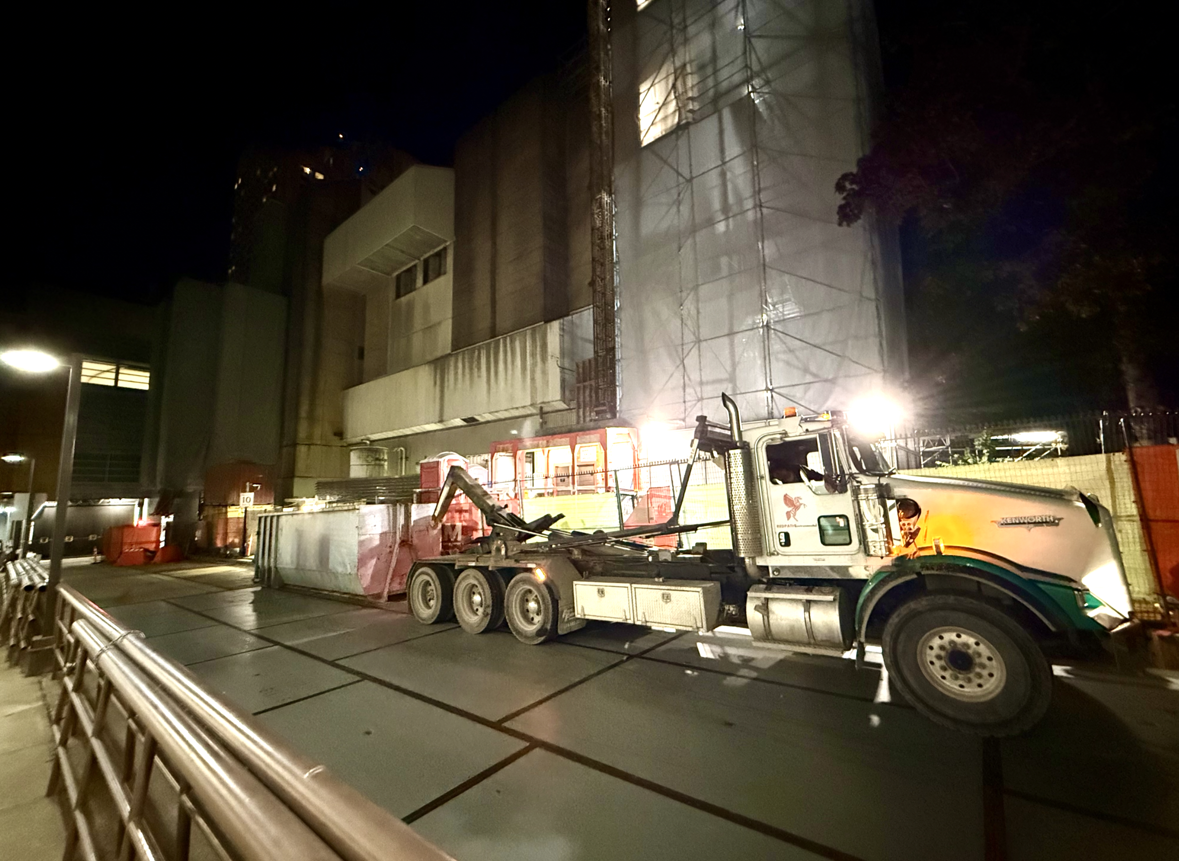 Redpath truck on site